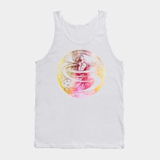 Hair Cyclone in Fire Tank Top